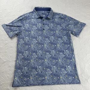 Double Bogey Polo Shirt Mens Sz M Starry Night Golf Performance Country Club